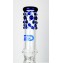 Бонг стеклянный Grace Glass Twisted Cane перкалятор: 1Х10arm + Ice, 50cm (Синий) - фото 2 - Kalyanchik.ua